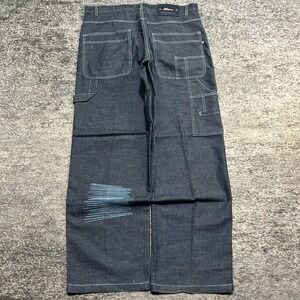 Vintage 4Real Carpenter Jeans Mens 38x32 Blue Baggy Wide Leg Skater Y2K 2000s